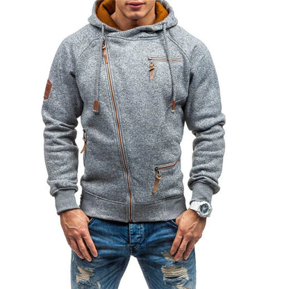 Comfy Mens Hooded Sweatshirt with Pockets - Vossary