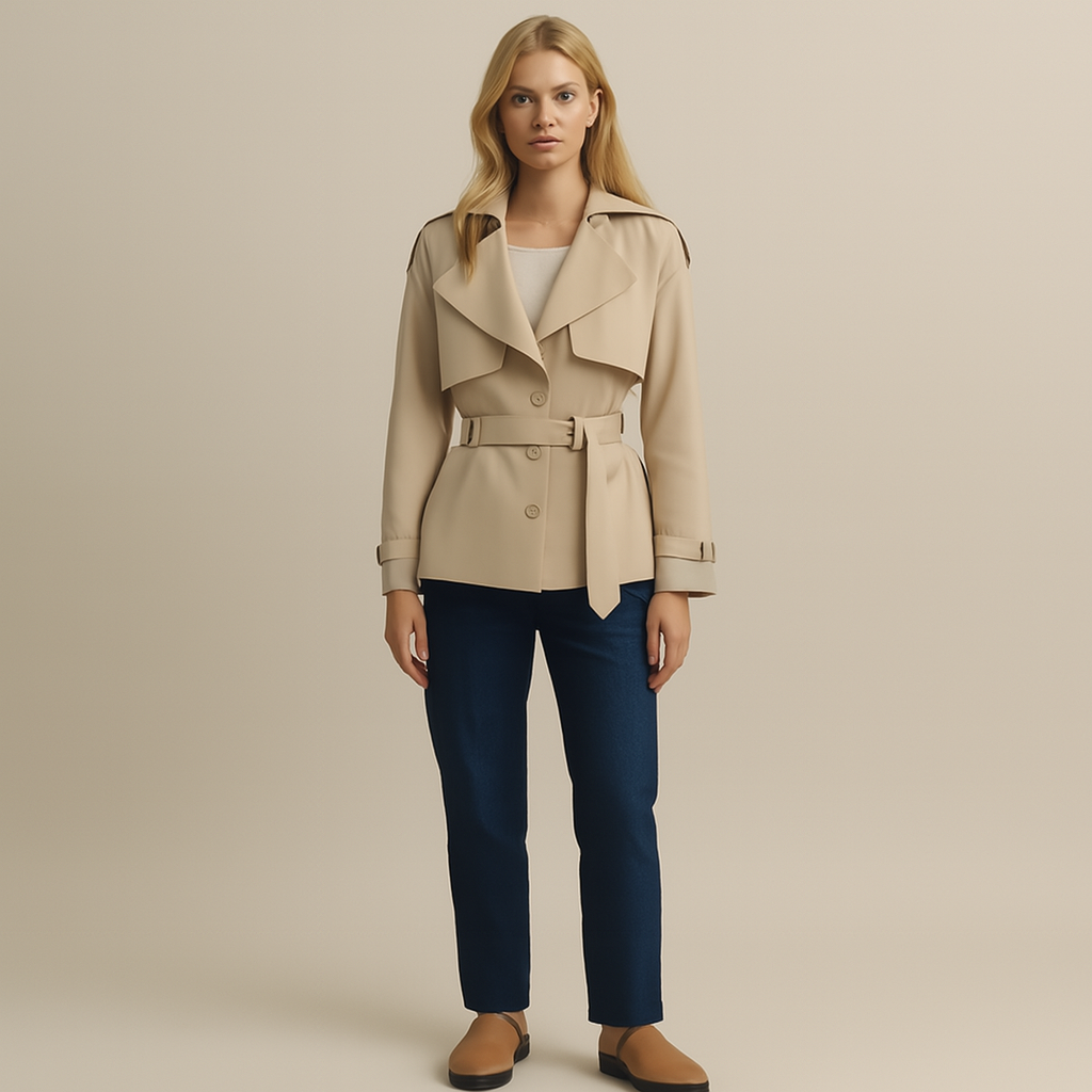 Timeless Short Waterproof Ladies Coat