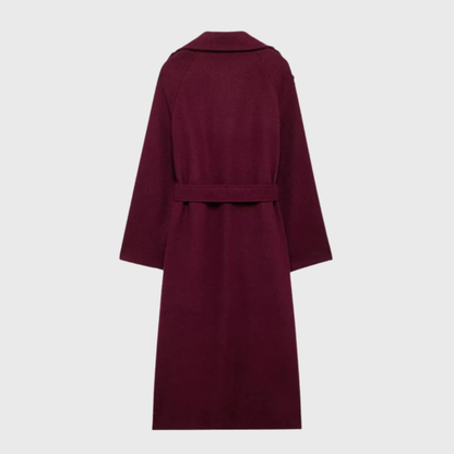 Warm Women's Long Wool Coat