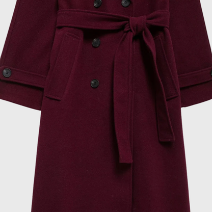 Warm Women's Long Wool Coat