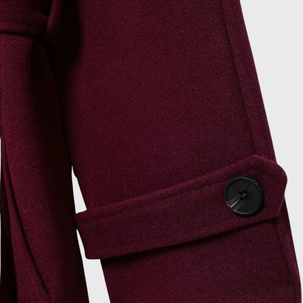 Warm Women's Long Wool Coat