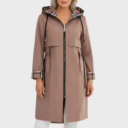 Waterproof Slim Fit Trench Coat - Vossary