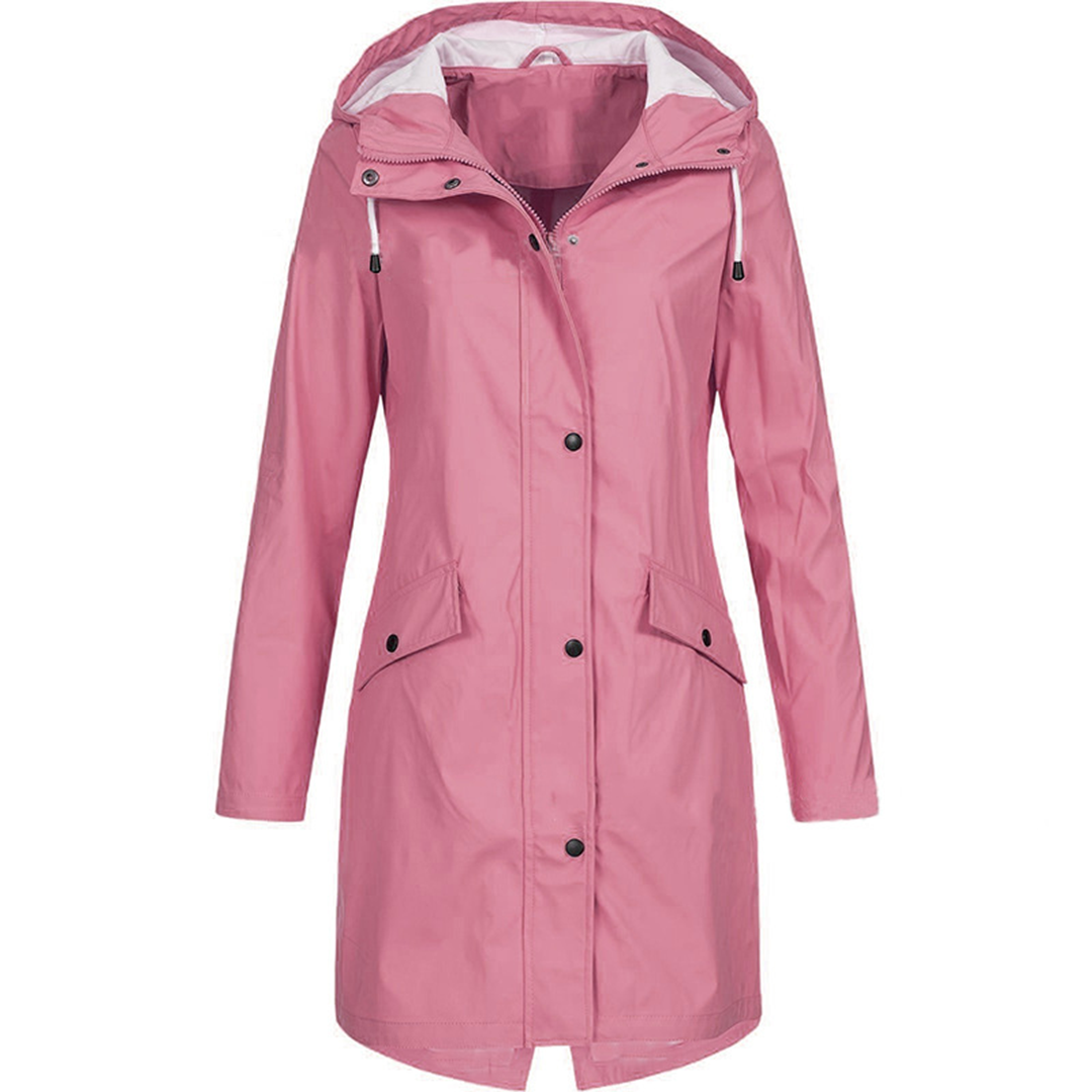 Waterproof Women's Raincoat - Breathable Windbreaker Jacket - EasyApparels
