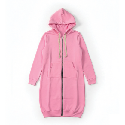 Casual Oversized Zip Up Hoodie