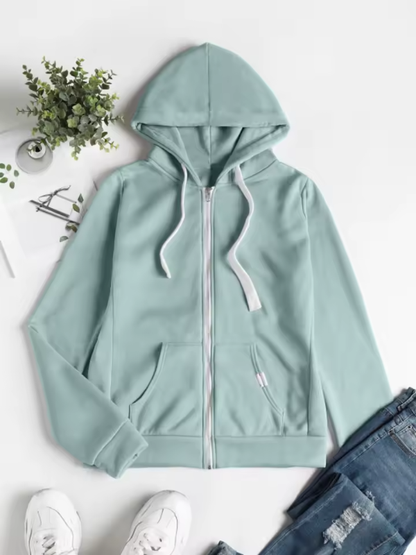 Warm Women's Fleece Zip Hoodie