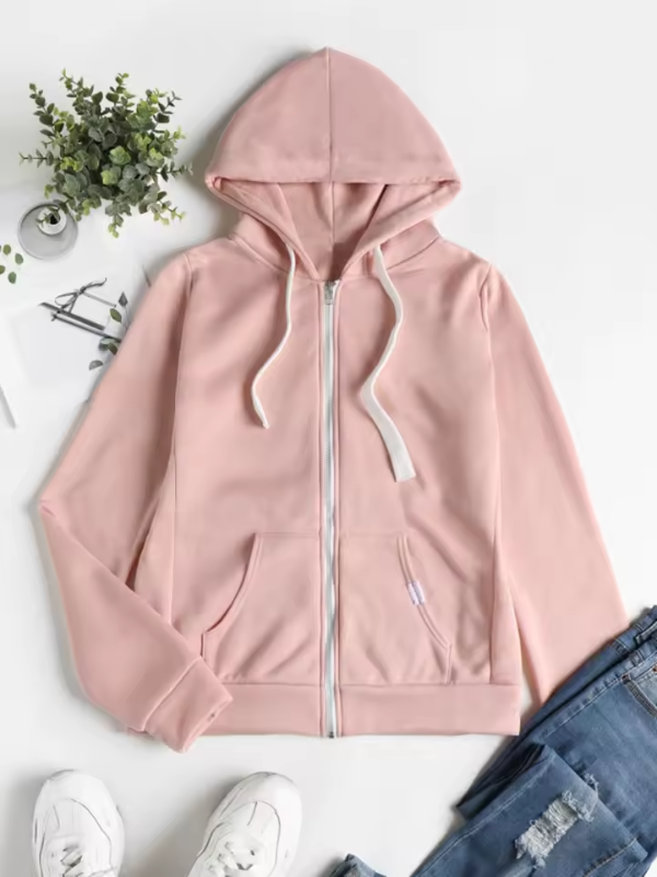 Warm Women's Fleece Zip Hoodie