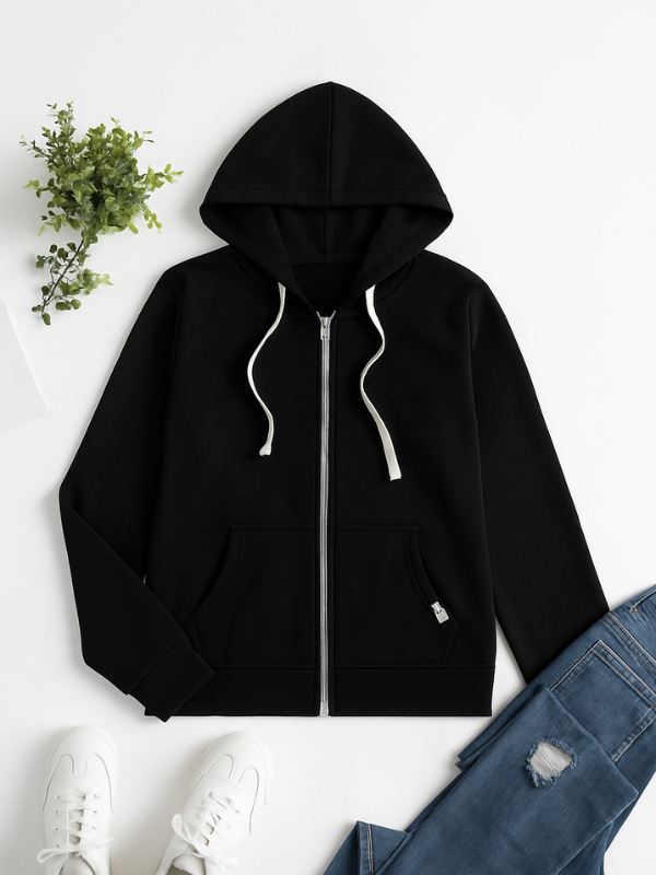 Warm Women's Fleece Zip Hoodie