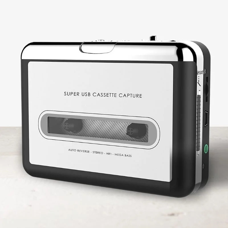 Compact USB Cassette Player MP3 Converter - Luxicro