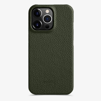 Thin Red Leather iPhone Case with Premium Grip