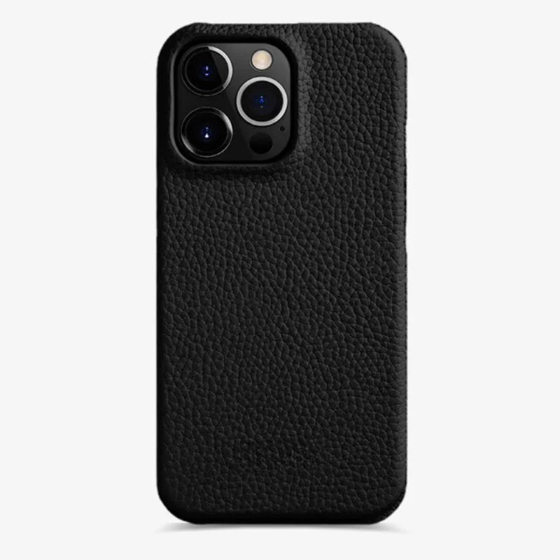 Thin Red Leather iPhone Case with Premium Grip