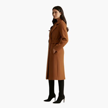 Classic Ladies Trench Coat with Button Front