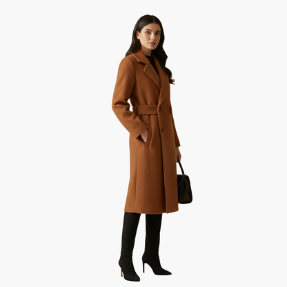 Classic Ladies Trench Coat with Button Front