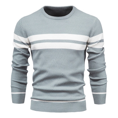 Men's Slim Fit Ribbed Sweater - EasyApparels