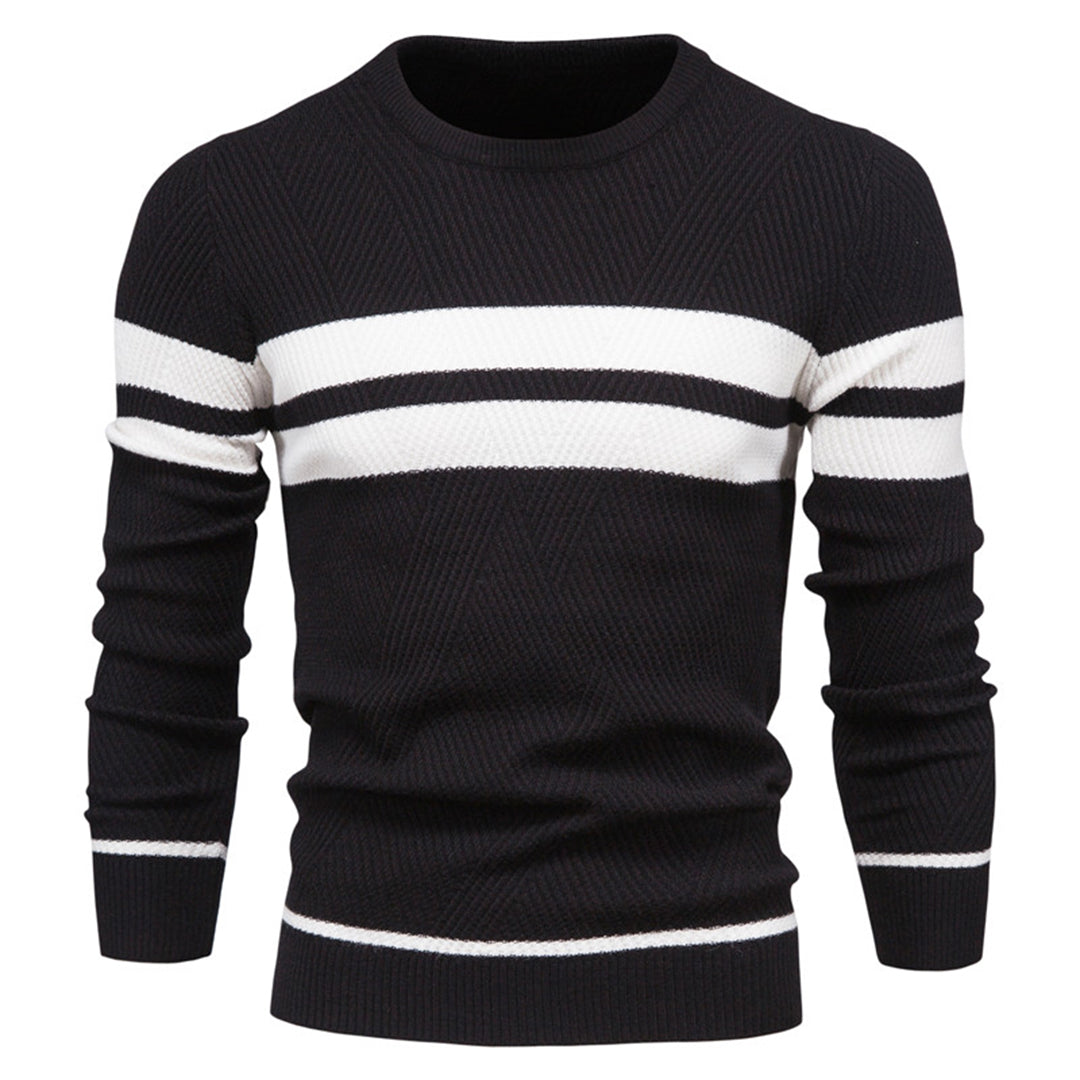 Men's Slim Fit Ribbed Sweater