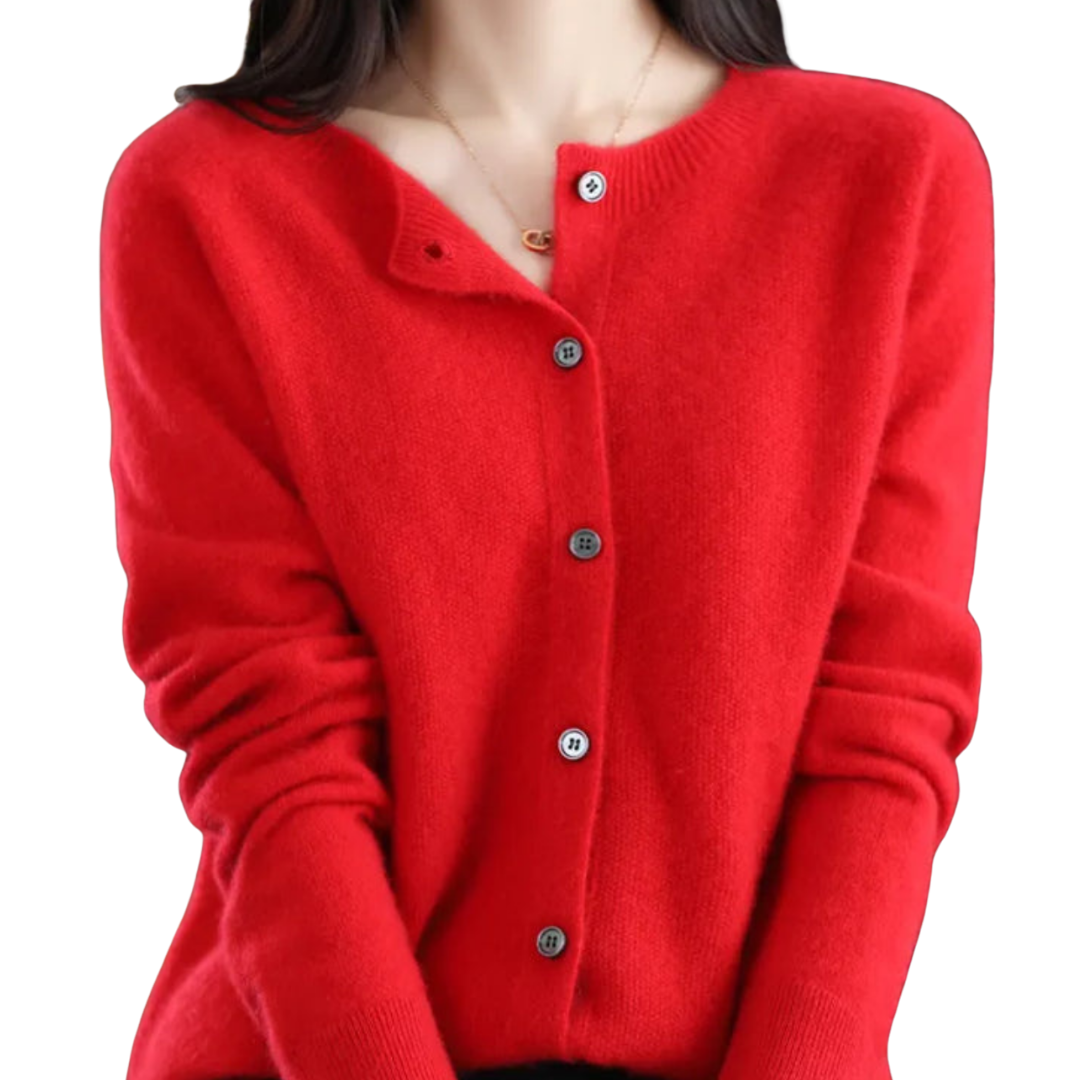 Cozy Women's Crew Neck Wool Blend Sweater - EasyApparels