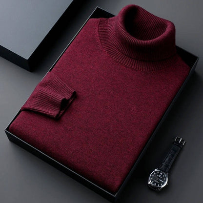 Classic Men's Crew Neck Wool Sweater