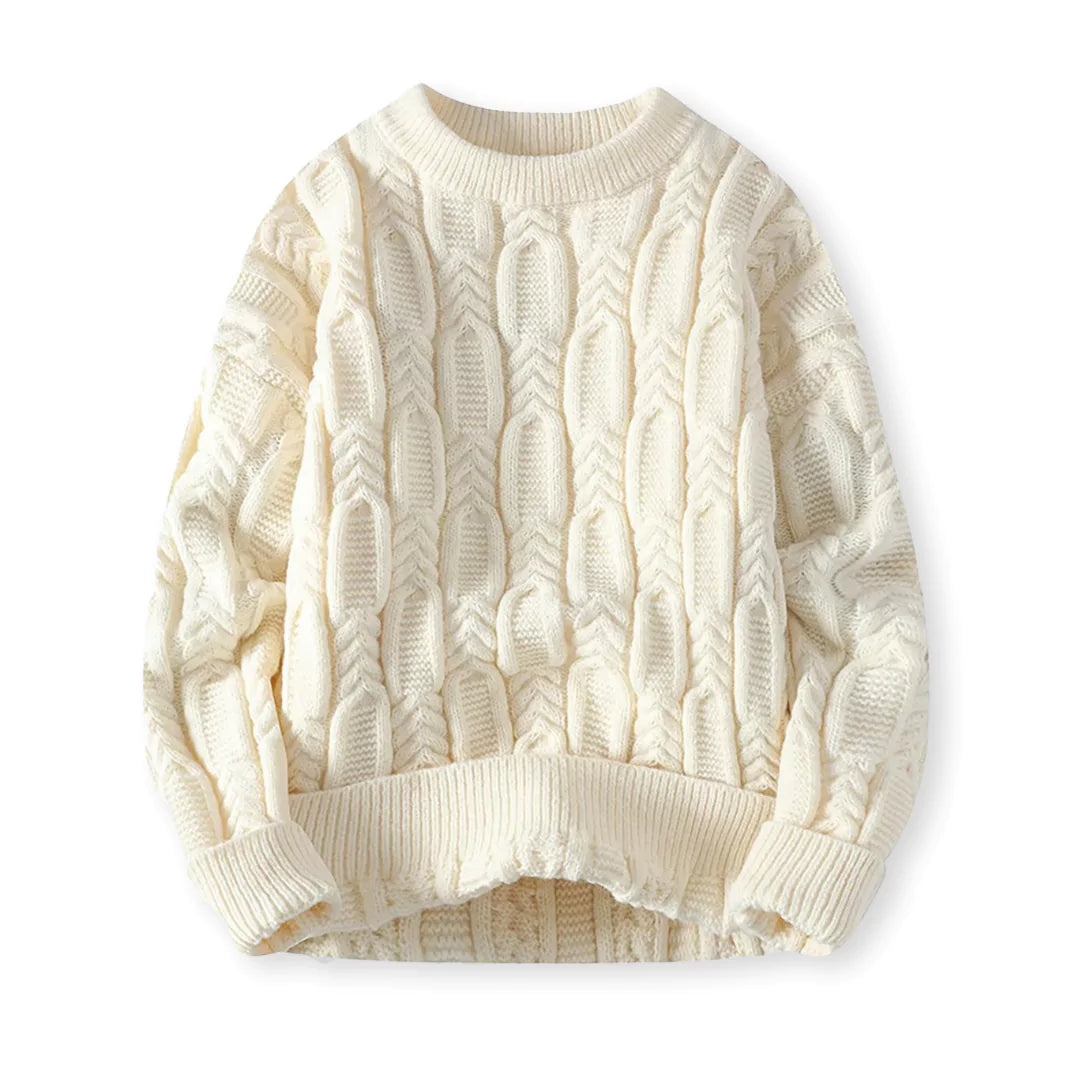 Cozy Men's Cable Knit Winter Sweater
