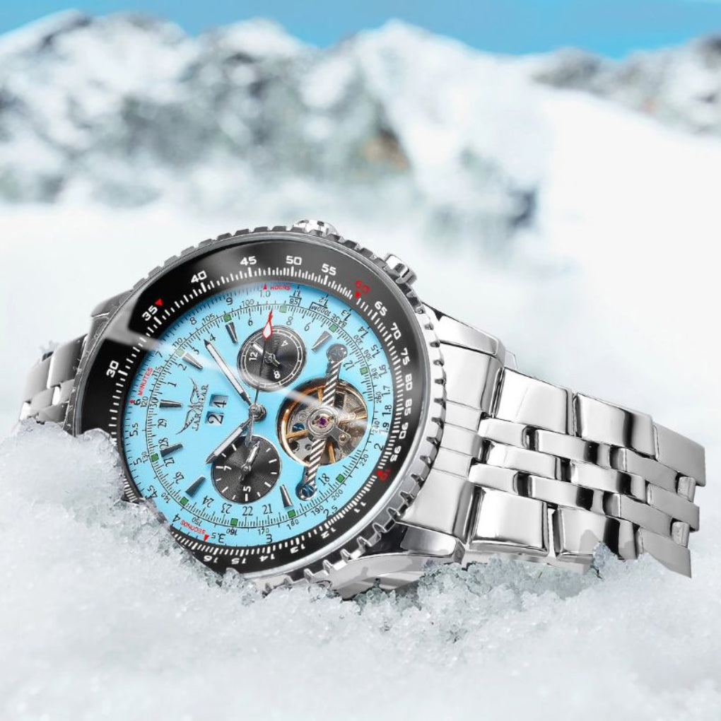 Premium Automatic Men's Leather Watch - Vossary