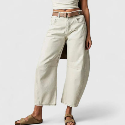 Relaxed Fit Wide Leg Rain Pants