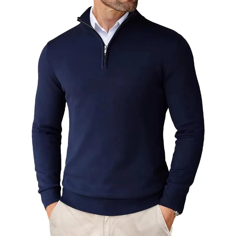 Comfy Classic Crew Neck Cotton Sweater