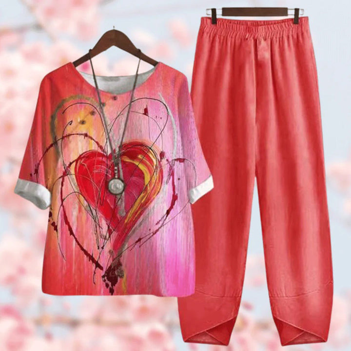Classic Floral Women's Suit Set