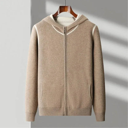 Luxury Soft Hoodie Zip Sweater - EasyApparels