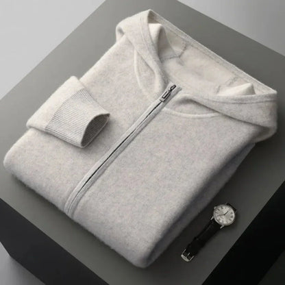 Luxury Soft Hoodie Zip Sweater