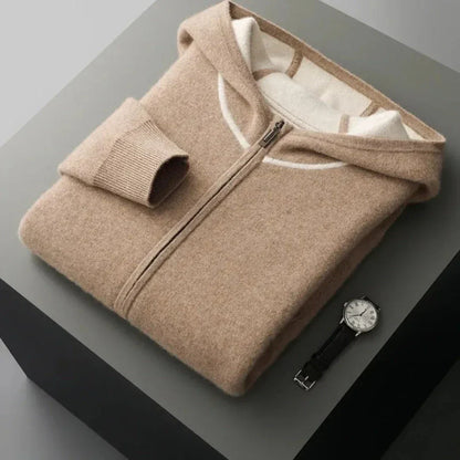 Luxury Soft Hoodie Zip Sweater