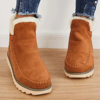 Warm Waterproof Women's Winter Boots - Classic & Comfortable