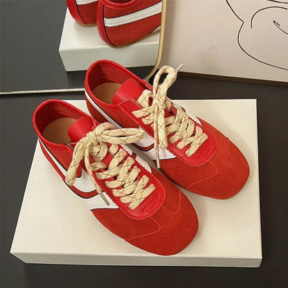 Classic Women's Lace Up Fashion Sneakers