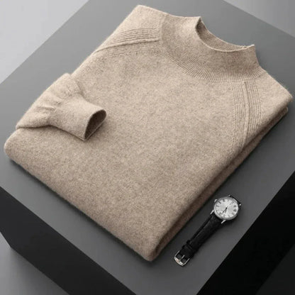 Soft Luxe Mock Neck Cashmere Sweater