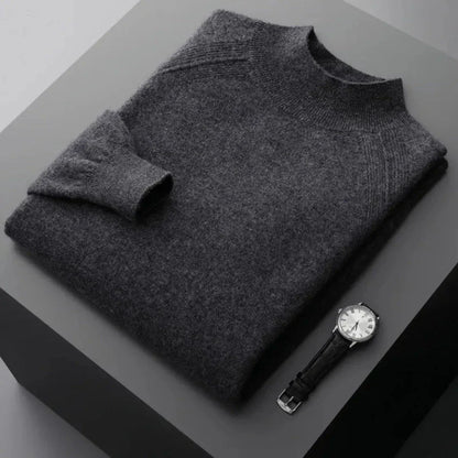 Soft Luxe Mock Neck Cashmere Sweater