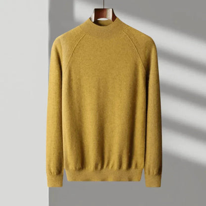 Soft Luxe Mock Neck Cashmere Sweater - EasyApparels