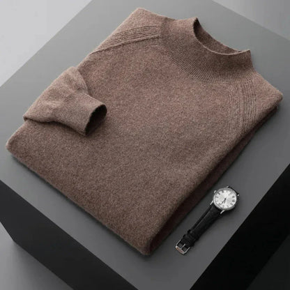 Soft Luxe Mock Neck Cashmere Sweater