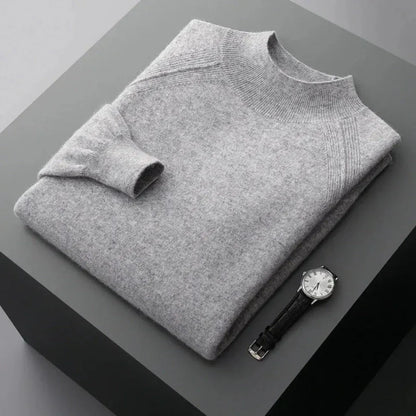 Soft Luxe Mock Neck Cashmere Sweater