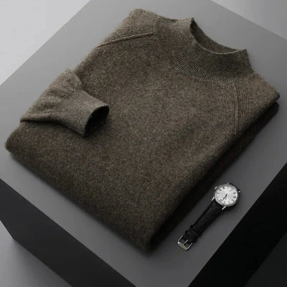 Soft Luxe Mock Neck Cashmere Sweater