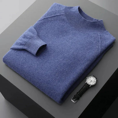 Soft Luxe Mock Neck Cashmere Sweater