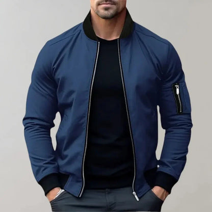 Waterproof Slim Fit Full-Zip Jacket - EasyApparels