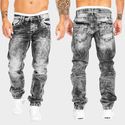 Fashionable Dark Wash Skinny Jeans