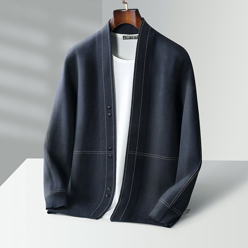 Warm Cozy Wool Cardigan Sweater
