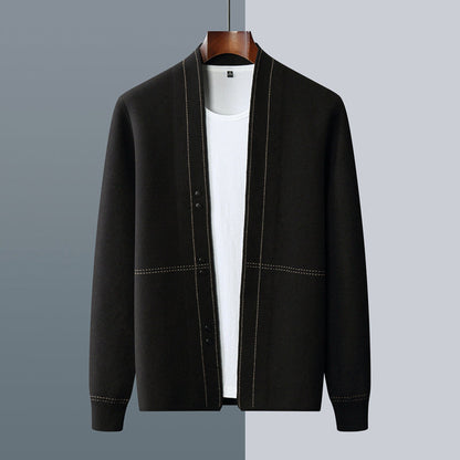 Warm Cozy Wool Cardigan Sweater