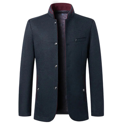 Warm Classic Wool Trench Coat - EasyApparels