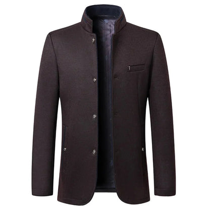 Warm Classic Wool Trench Coat