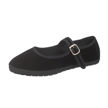 Comfortable Black Women's Flat Shoes
