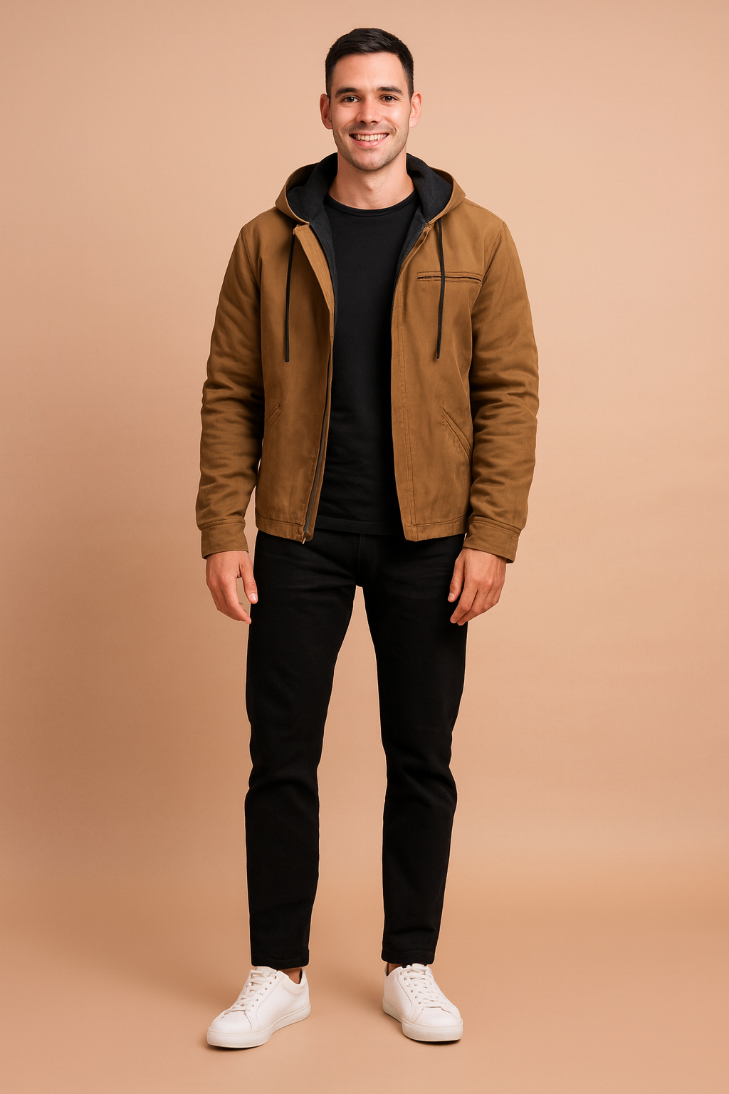 Classic Mens Hooded Winter Jacket - Luxicro