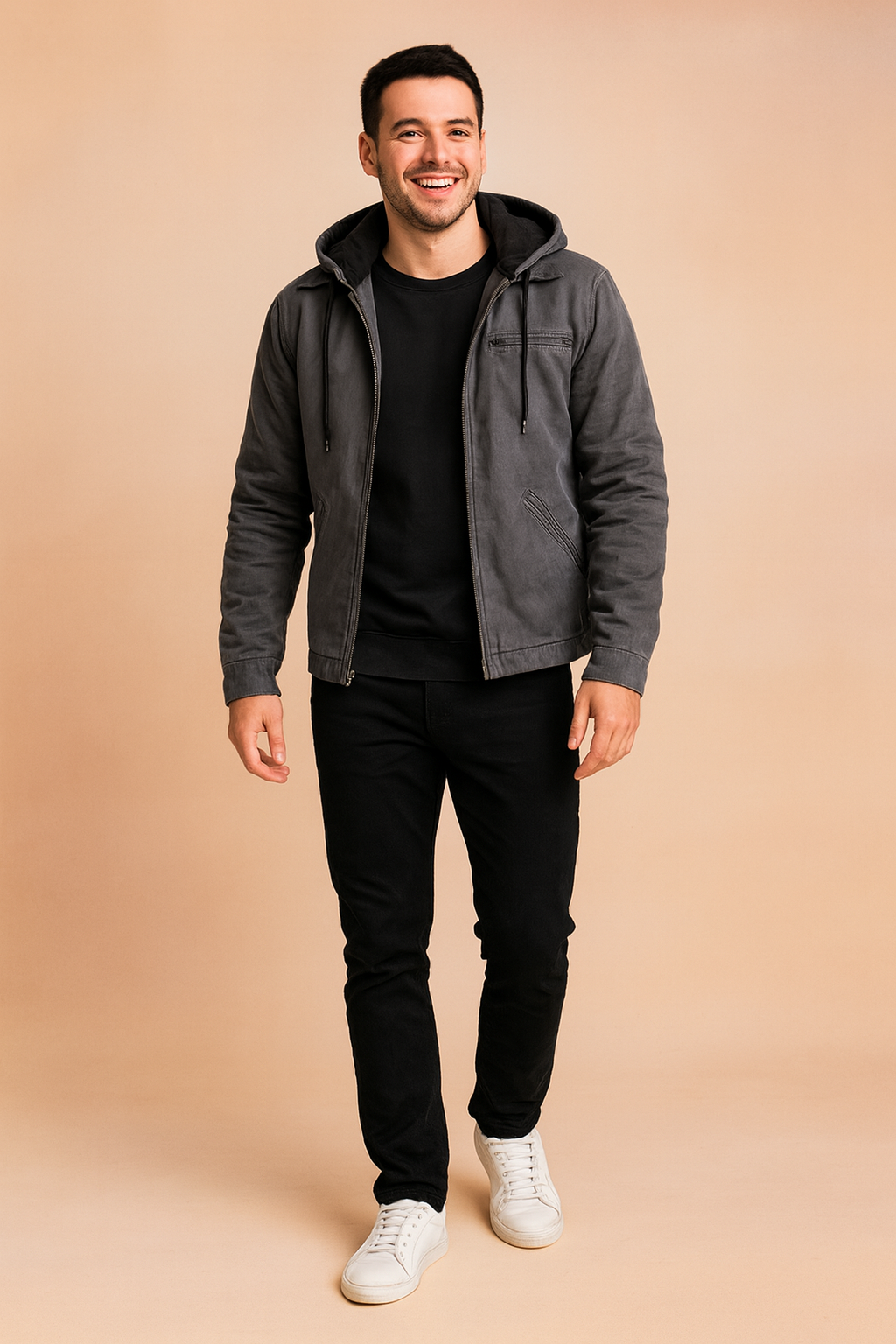 Classic Mens Hooded Winter Jacket