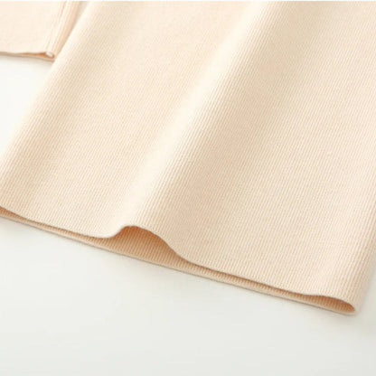Comfortable Elastic Waist Knit Pants