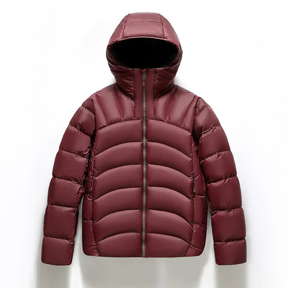 Warm Quilted Puffer Coat | Casual High Neck Jacket