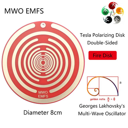Portable EMF Protection Disk for Pain Relief