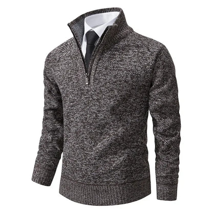 Warm Fleece Lined Half Zip Pullover